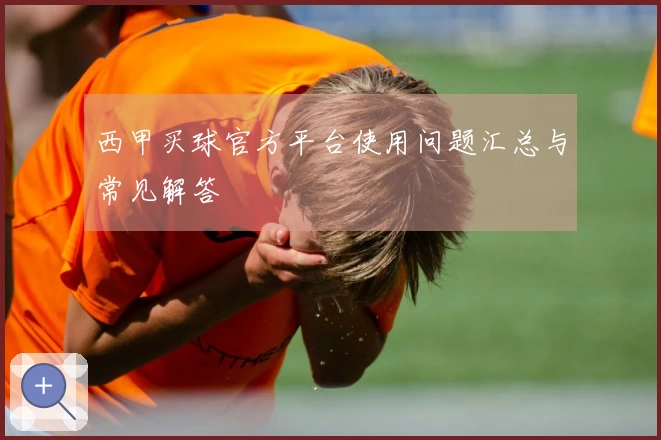 西甲买球官方平台使用问题汇总与常见解答